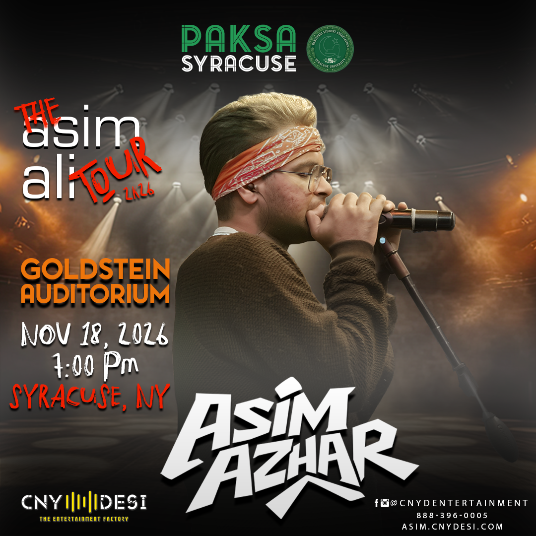 Asim Azhar Live in Syracuse